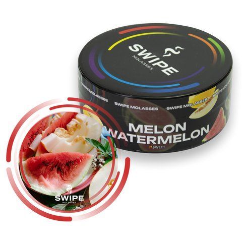 Безтютюнова суміш Swipe Watermelon Melon 100g 0992 фото