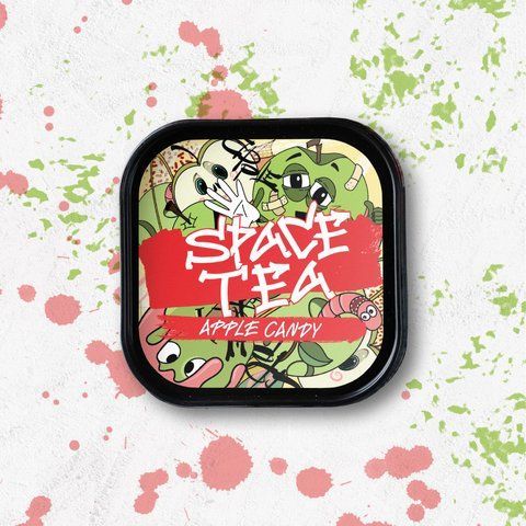 Бестабачная смесь Space Tea Apple Candy 250g 0028-3 фото