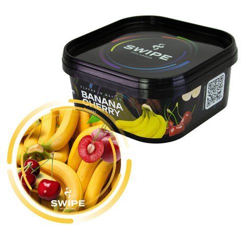 Безтютюнова суміш Swipe Banana Cherry 250g 5948 фото
