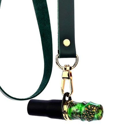 Персональный мундштук Sunpipe Premium Mini Leather Green 2293-11 фото