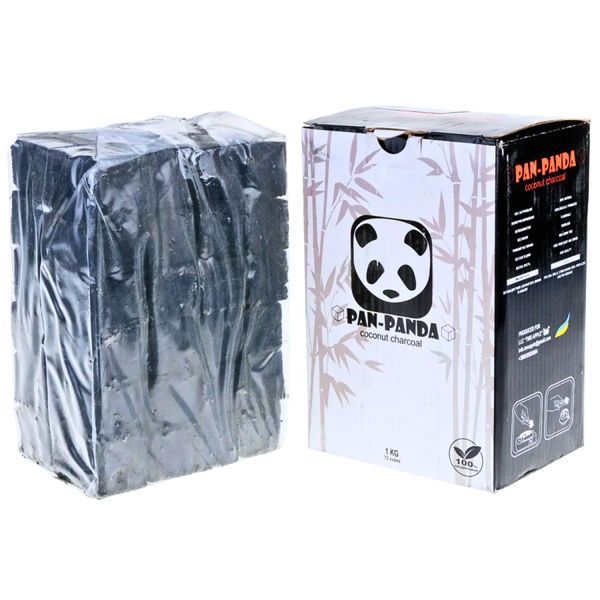 Уголь кокосовый PAN PANDA 1 кг 8691 фото