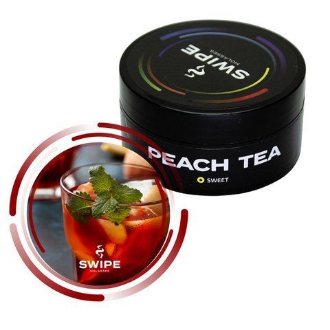 Безтютюнова суміш Swipe Peach Tea 50g 9024 фото