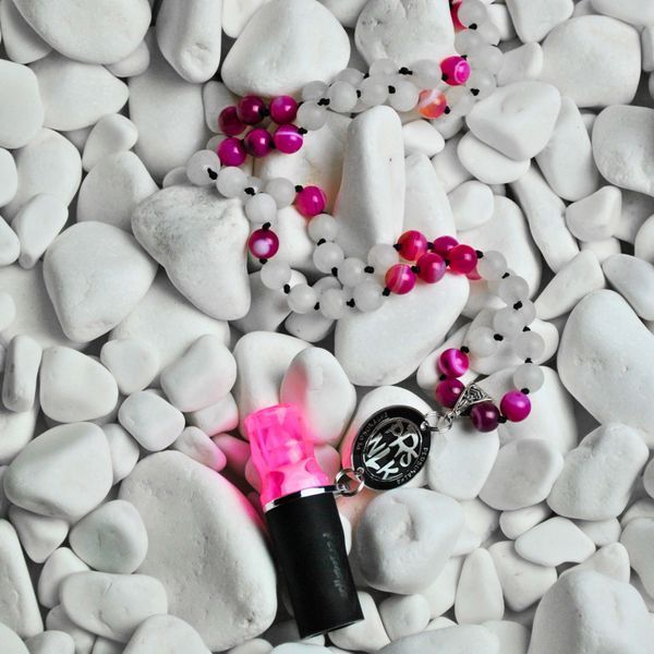 Персональний мундштук Personalka Stone Pink 3508-8 фото