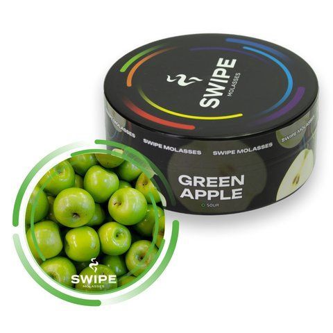 Безтютюнова суміш Swipe Green Apple 100g 5164 фото