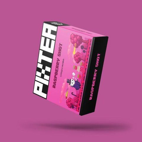 Бестабачная смесь PixTea Raspberry Shot 50g 75 фото