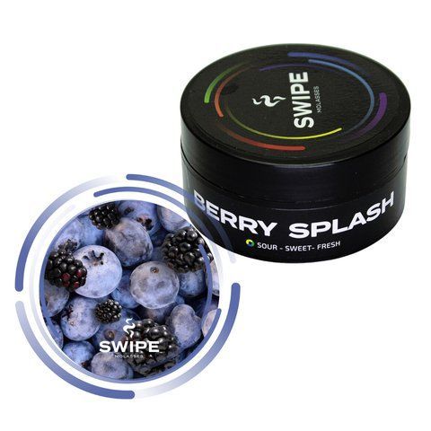 Безтютюнова суміш Swipe Berry Splash 50g 5954 фото