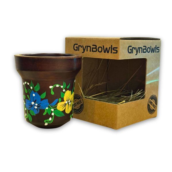 Чаша GrynBowls ACCENT Authentic Квітка Жовта 5410-5 фото