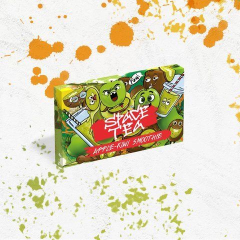 Бестабачная смесь Space Tea Apple Kiwi Smoothie 40g 0011-2 фото