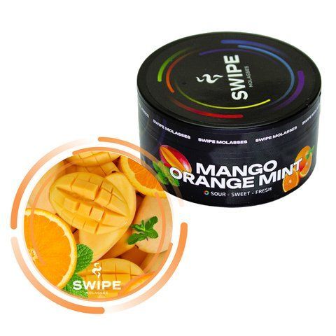 Безтютюнова суміш Swipe Mango Orange Mint 50g 9236 фото